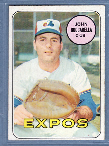 1969 Topps #466 John Boccabella EX  GO661