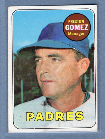 1969 Topps #74 Preston Gomez (b) EX  GO577