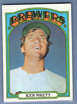 1972 Topps #517 Ken Brett Ex-Nm