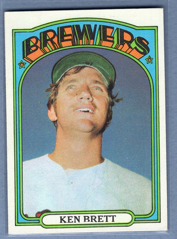 1972 Topps #517 Ken Brett Ex-Nm
