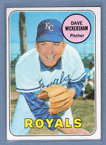 1969 Topps #647 Dave Wickersham(a) EX-MT  GO850