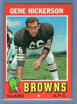 1971 Topps #36 Gene Hickerson (HOF) NM   GO146