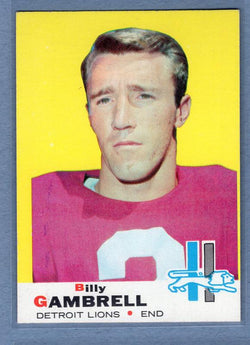 1969 Topps #101 Billy Gambrell EX-MT  GO250