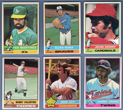 1976 Topps Baseball VG-EX