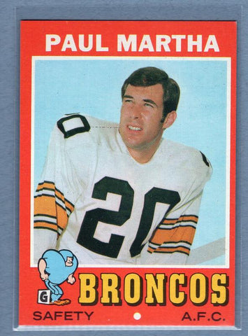 1971 Topps #38 Paul Martha NM   GO146