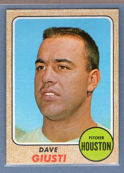 1968 Topps #182 Dave Giusti (b) EX-MT  GO339
