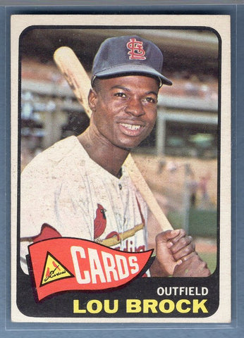 1965 Topps #540 Lou Brock SP EX  (WAGR65)