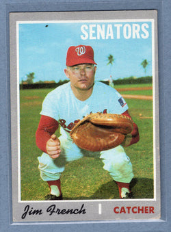 1970 Topps #617 Jim French  VG-EX  GO695