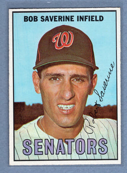 1967 Topps #27 Bob Saverine EX-MT  GO308