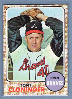 1968 Topps #93 Tony Cloninger (st) (b)EX  GO507