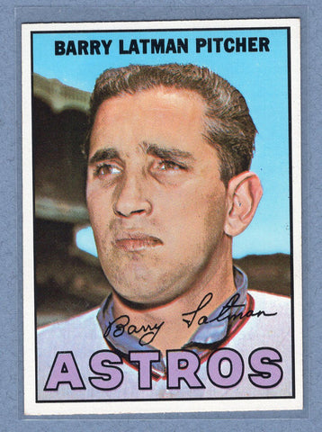 1967 Topps #28 Barry Latman EX-MT  GO308