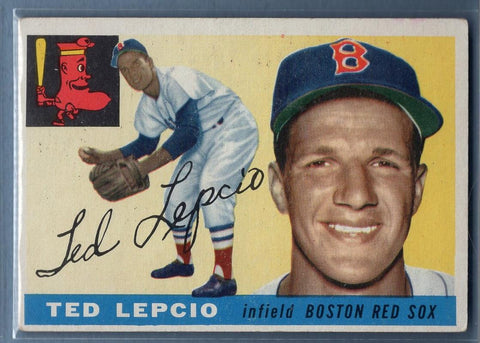 1955 Topps #128 Ted Lepcio VG-EX  GO103