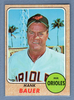 1968 Topps #513 Hank Bauer Manager EX  GO588