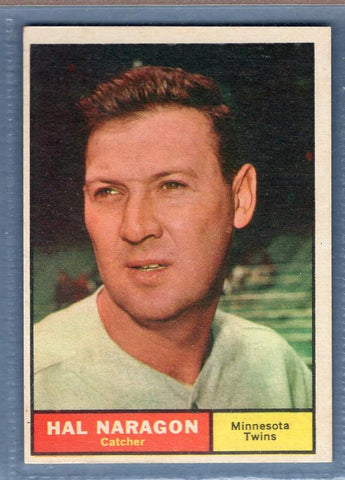 1961 Topps #92 Hal Naragon EX   GO417