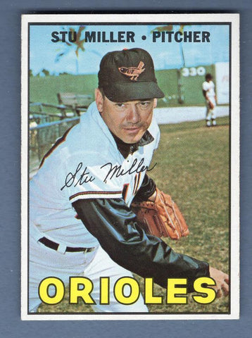 1967 Topps #345 Stu Miller EX-MT  GO111
