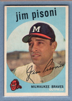 1959 Topps #259 Jim Pisoni EX-MT  GO186