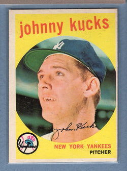 1959 Topps #289 Johnny Kucks (a) EX-MT   GO207