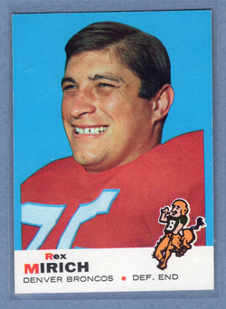 1969 Topps #49 Rex Mirich EX-MT  GO154