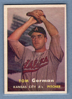 1957 Topps #87 Tom Gorman EX-MT  GO150