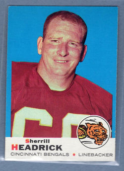 1969 Topps #9 Sherrill Headrick EX-MT  GO226