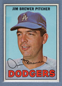 1967 Topps #31 Jim Brewer EX-MT  GO308