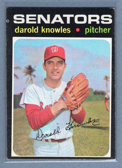 1971 Topps #261 Darold Knowles (b) EX  GO950
