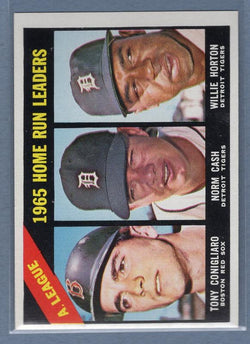 1966 Topps #218 A.L. Home Run Leaders NM  GO475