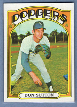 1972 Topps #530 Don Sutton (HOF) Ex-Nm