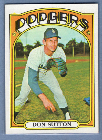 1972 Topps #530 Don Sutton (HOF) Ex-Nm