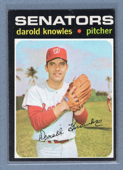 1971 Topps #261 Darold Knowles (c) EX  GO950