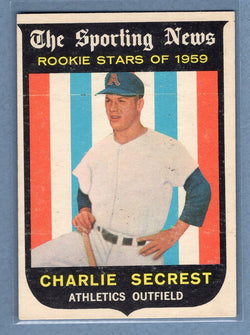 1959 Topps #140 Charlie Secrest EX  GO42