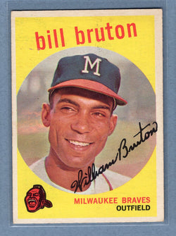 1959 Topps #165 Bill Bruton EX-MT  GO42