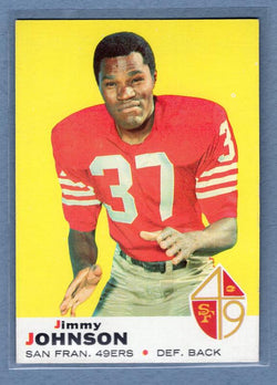1969 Topps #113 Jimmy Johnson (HOF) EX-MT  GO250