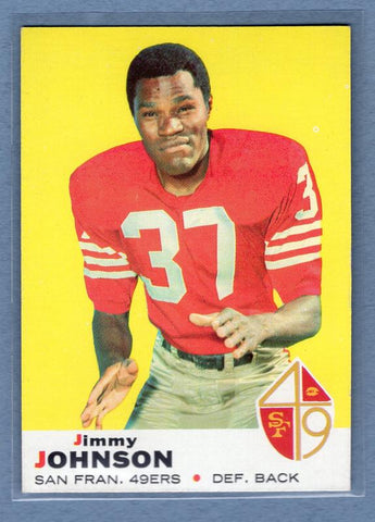 1969 Topps #113 Jimmy Johnson (HOF) EX-MT  GO250