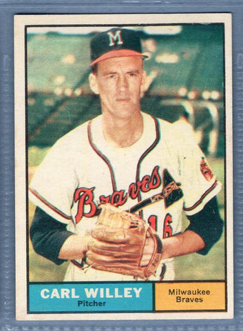 1961 Topps #105 Carl Willey(a) EX   GO417