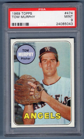 1969 Topps #474 Tom Murphy (24085043) PSA 8
