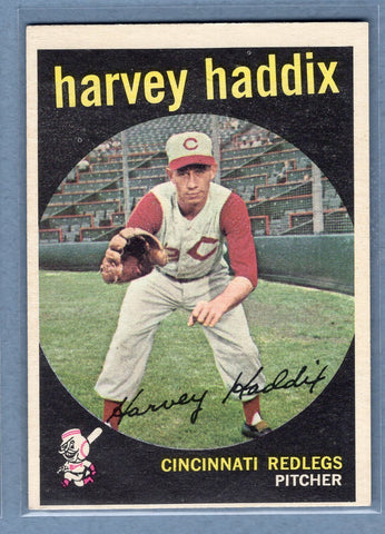 1959 Topps #184 Harvey Haddix EX-MT  GO42