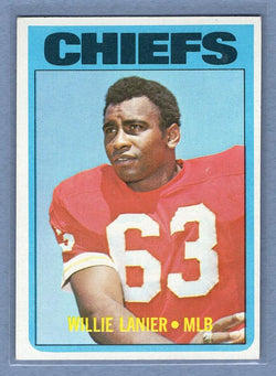 1972 Topps #35 Willie Lanier (HOF) EX-MT  GO244