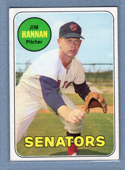 1969 Topps #106 Jim Hannan  VG  GO501