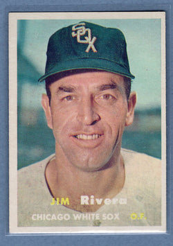 1957 Topps #107 Jim Rivera EX-MT  GO150