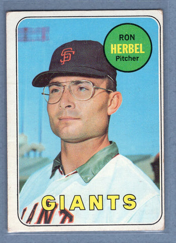 1969 Topps #251 Ron Herbel VG-EX  GO645