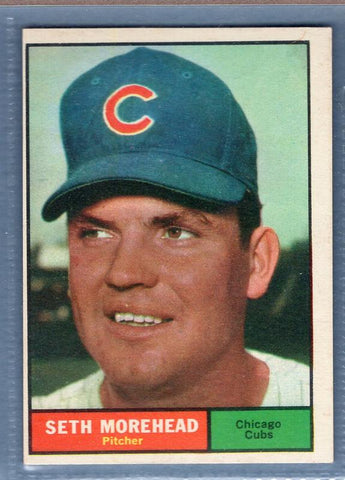 1961 Topps #107 Seth Morehead VG-EX   GO417