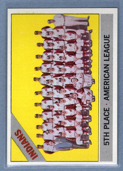 1966 Topps #303 Indians Team EX-MT  GO475