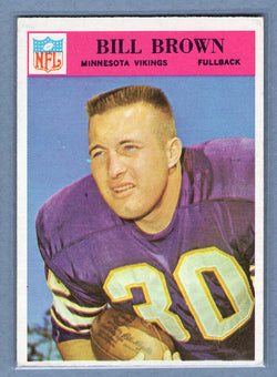 1966 Philadelphia #107 Bill Brown (2) EX  GO320