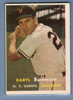 1957 Topps #49 Daryl Spencer VG   GO270