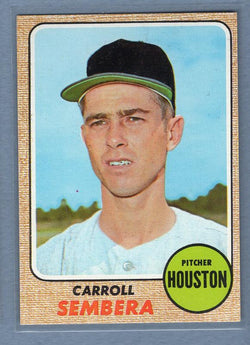 1968 Topps #207 Carroll Sembera (b) EX-MT  GO339