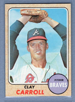 1968 Topps #412 Clay Carroll EX-MT   GO220