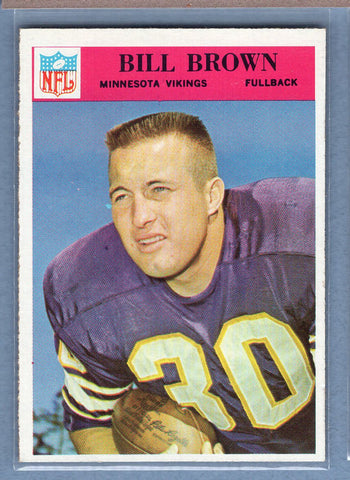 1966 Philadelphia #107 Bill Brown (3) EX-MT  GO320