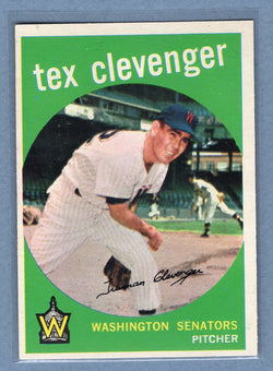 1959 Topps #298 Tex Clevenger (b) EX-MT   GO207