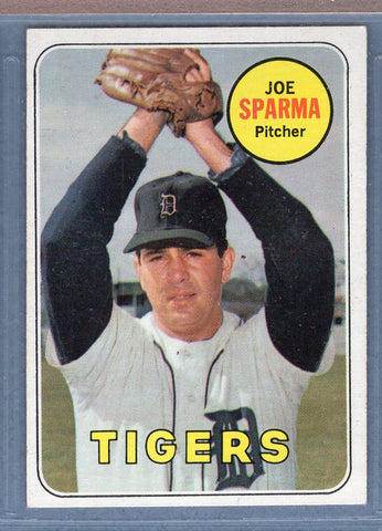 1969 Topps #488 Joe Sparma EX-MT  GO661